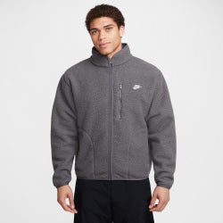 Hombre Jackets - Nike Club Sherpa - Iron Grey-Iron Grey