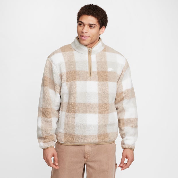 Nike Club Sherpa Uomo - Top da pista Marrone - Taglia XL - Sherpa