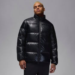 Men Jackets - Jordan Flight Down Puffer - Black-Black