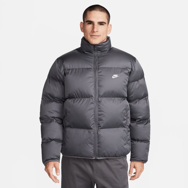 Image of Nike Club Puffer male Giacche - Grigio - Jersey di cotone - Foot Locker035