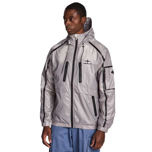 Project X Paris Heat Tech Jacket Men Jackets - Grey - Size L - Poly Woven