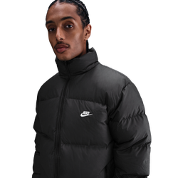 Homme Manteaux blousons - Nike Club Puffer - Black-White