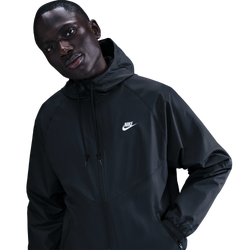 Uomo Jackets - Nike Windrunner - Black-White
