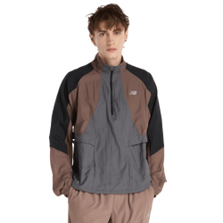 Herren Jackets - New Balance Better Run Water Resistant Jacket - Earth Shadow-Earth Shadow