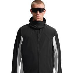 Hombre Jackets - Nike Tech Sun - Black-Off White-Black