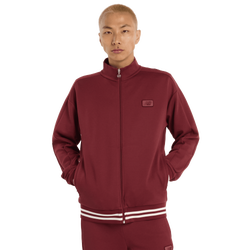 Heren Jackets - New Balance Post Season Pique Track Jacket - Monarch Burgundy-Monarch Burgundy