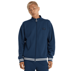 Heren Jackets - New Balance Post Season Pique Track Jacket - Nb Navy-Nb Navy