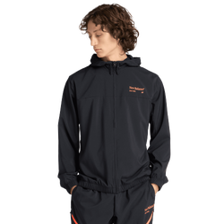 Heren Jackets - New Balance Reimagined Woven Graphic Jacket - Black-Black
