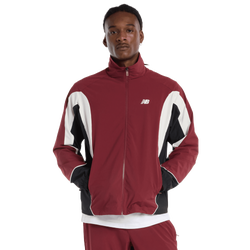 Heren Jackets - New Balance In Game Woven Track Jacket - Monarch Burgundy-Monarch Burgundy
