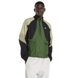 Homme Manteaux blousons - New Balance Better Run Water Resistant Jacket - Green-Green