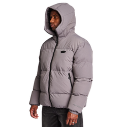 Men Jackets - Street Cartel Romero Puffer - Grey-Grey