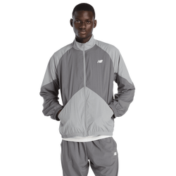 Uomo Jackets - New Balance Sport Legacy Jacket - Castlerock-Slate Grey