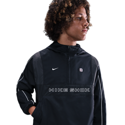 Heren Jackets - Nike Shox Woven Half-zip Jacket - Black-Black
