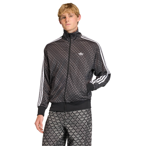 Adidas Firebird Men Tracksuits - Black - Size L - Poly Mesh