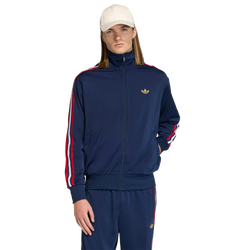 Uomo Tracksuits - adidas Firebird Track Top - Night Indigo-Better Scarlet