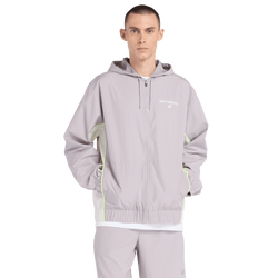 Homme Manteaux blousons - New Balance Trackside Woven Jacket - Truffle Salt-Sea Salt