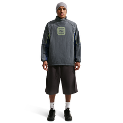 Men Jackets - Nike Nike Sportswear Woven Jacket - Iron Grey-Midnight Navy
