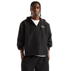 Heren Jackets - New Balance Trackside Woven Jacket - Black-Slate Grey
