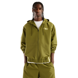 Heren Jackets - New Balance Trackside Woven Jacket - Sport Green-Fennel Seed