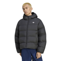 Herren Jackets - adidas Hooded Regen Jacket - Black-Black