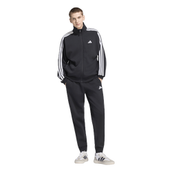 Uomo Tracksuits - adidas 3-Stripes Fleece Tracksuit - Black-White