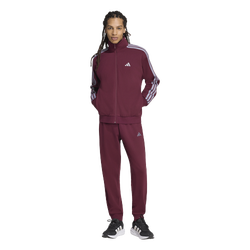 Uomo Tracksuits - adidas 3-Stripes Fleece Tracksuit - Team Maroon 2-Slate