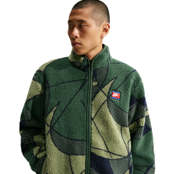 Men Jackets - Nike Club Winterized Fleece Full-zip Jacket - Fir-Light Smoke Grey