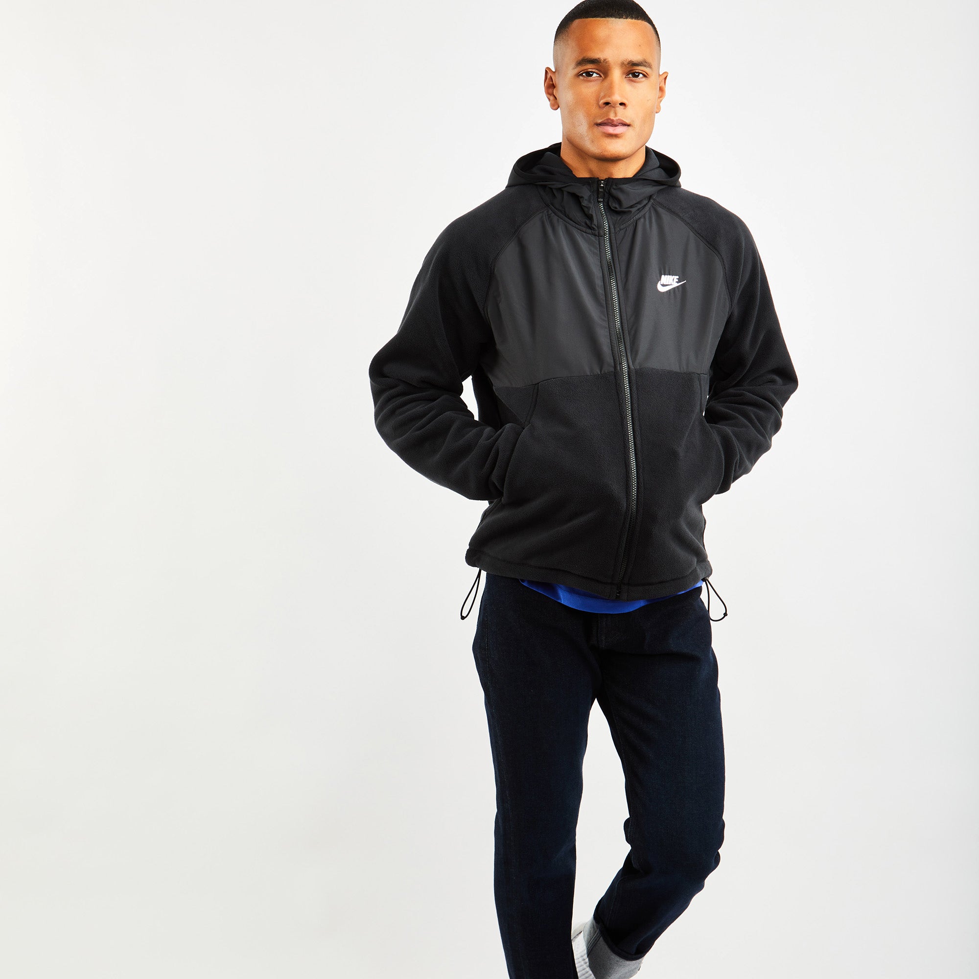 nike polar fleece hoodie sweatshirt