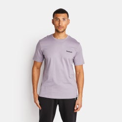 Homme T-Shirts - Timberland Linear Logo - Purple Ash-Purple Ash