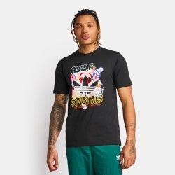 Heren T-Shirts - adidas Graphic - Black-Black