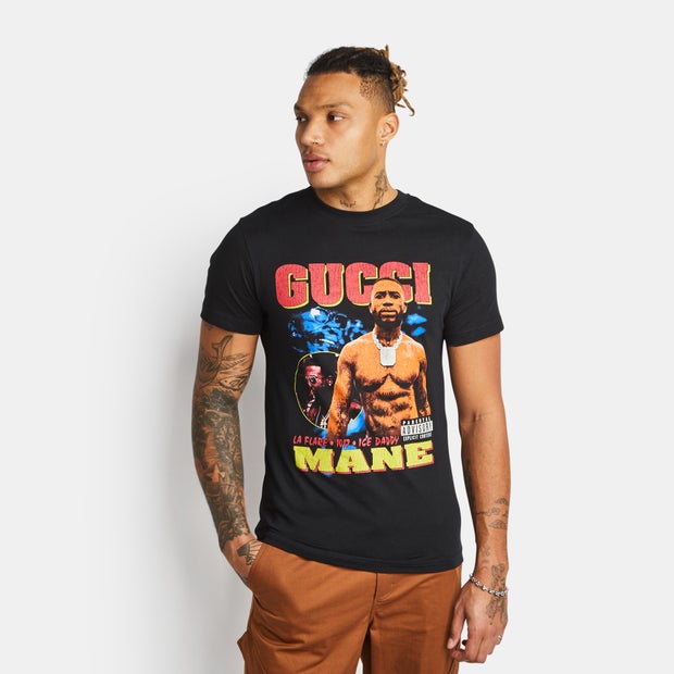 Image of MERCHCODE Gucci Mane male Magliette - Nero - Jersey di cotone - Foot Locker035