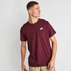 Herren T-Shirts - Nike Club - Night Maroon-Night Maroon
