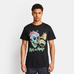 Herren T-Shirts - MERCHCODE Rick & Morty - Black-Black