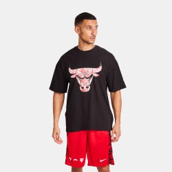 Herren T-Shirts - New Era Nba Chicago Bulls - Black-Black