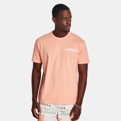 Uomo T-Shirts - Napapijri Theo - Pink Salmon-Pink Salmon