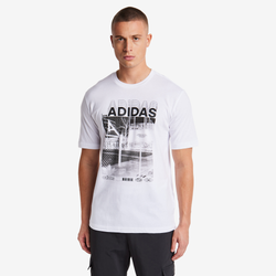 Hombre T-Shirts - adidas Graphics - White-Black