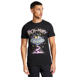 Men T-Shirts - MERCHCODE Rick & Morty - Black-Black-Black