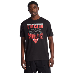 Herren T-Shirts - New Era Nba Chicago Bulls - Black-Black-Black