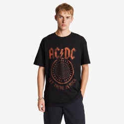 Hombre T-Shirts - MERCHCODE Ac/dc - Black-Black