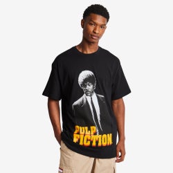 Men T-Shirts - MERCHCODE Pulp Fiction - Black-Black