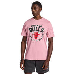 Homme T-Shirts - New Era Nba Chicago Bulls - Red-Red