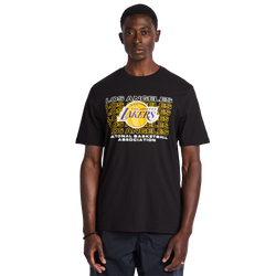 Homme T-Shirts - New Era Nba La Lakers - Black-Black