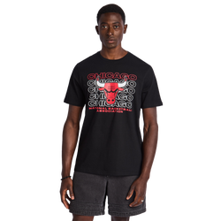Homme T-Shirts - New Era Nba Chicago Bulls - Black-Black