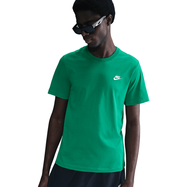 Nike Men T-Shirts - Green - Size S