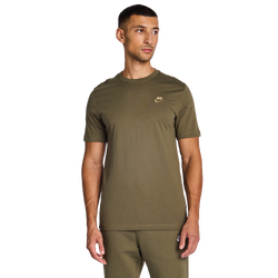 Herren T-Shirts - Nike Club - Medium Olive-Parachute Beige