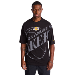 Herren T-Shirts - New Era NBA LA Lakers - Black-Black