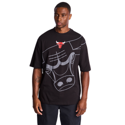 Herren T-Shirts - New Era NBA Chicago Bulls - Black-Black