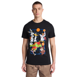 Men T-Shirts - MERCHCODE Space Jam - Black-Black