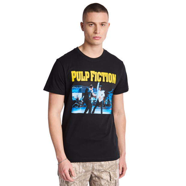 MERCHCODE Pulp Fiction Men T-Shirts - Black - Size S