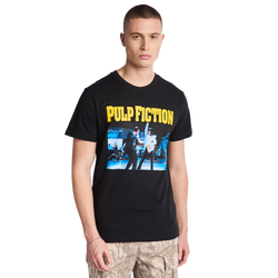 Men T-Shirts - MERCHCODE Pulp Fiction - Black-Black